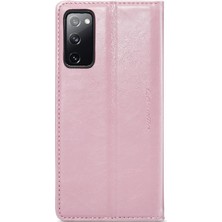 SZY Market Samsung Galaxy S20 Fe Çılgın At Pu Deri Kickstand Için Flip Case (Yurt Dışından)