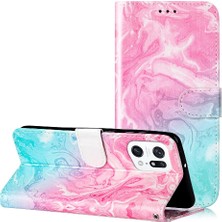 SZY Market Oppo Bulmak Için Flip Case X5 Pro Manyetik Tam Koruma Mermer Desen Pu (Yurt Dışından)