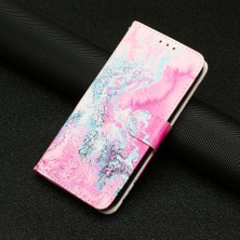 SZY Market Samsung Galaxy A25 5g Için Flip Case Mermer Desen Pu Deri Cüzdan Tam (Yurt Dışından)