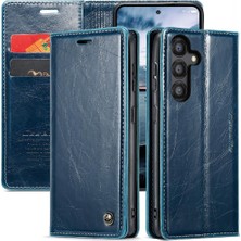 SZY Market Samsung Galaxy A35 5g Manyetik Cüzdan Kickstand Çılgın Pu Için Flip Case (Yurt Dışından)