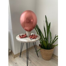 Funi Parti Malzemeleri Rose Gold Krom Balon 10LU