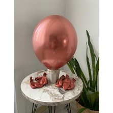 Funi Parti Malzemeleri Rose Gold Krom Balon 10LU