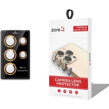 Vendas Samsung Galaxy S24 Ultra Zore Cl-12 Premium Safir Parmak Izi Bırakmayan Anti-Reflective Kamera Lens Koruyucu
