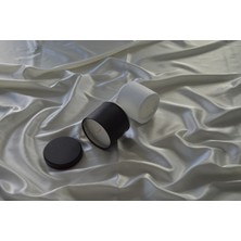 Aromatic Glow Ikili Mum Seti - Beton Saksıda ve Siyah Teneke Kapaklı (Koku Tercihi)