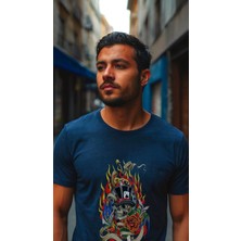 Baskiup Erkek Baskılı T-Shirt  Erkek Tişört