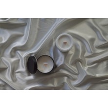 Aromatic Glow Ikili Mum Seti - Beton Saksıda ve Siyah Teneke Kapaklı (Koku Tercihi)