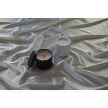 Aromatic Glow Ikili Mum Seti - Beton Saksıda ve Siyah Teneke Kapaklı (Koku Tercihi)