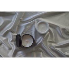Aromatic Glow Ikili Mum Seti - Beton Saksıda ve Siyah Teneke Kapaklı (Koku Tercihi)