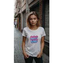 Baskiup Kadın  Baskılı T-Shirt  Kadın  Tişört