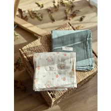 Asu Baby&kids Mix&match 2'li Organik Pamuk Müslin Romantic&sage Green