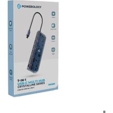 Powerology 7 In 1 Multi Hub Crystalline Series