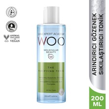 Woo Skin Expert Academy Güneş Açma Etkili Yenileyici Nemlendirici Temizleyici Tonik Akne Oluşumunu Azaltma Etkili 200 ml