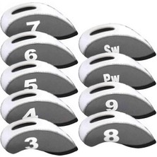 Noooar Golf Taşınabilir Golf Kulübü I Için 9 Başlıklar Ütüler Gri (Yurt Dışından)