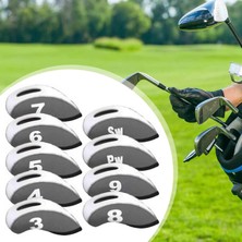 Noooar Golf Taşınabilir Golf Kulübü I Için 9 Başlıklar Ütüler Gri (Yurt Dışından)