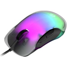 Porodo Gaming Mouse Rgb 8d Kristal Kasa 12800 Dpı / Oyuncu Mouse