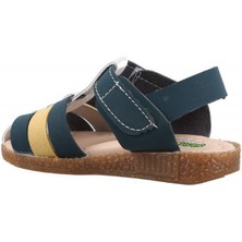Şirin Bebe 231-107 Lacivert Sarı Çocuk Sandalet