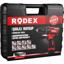 Rodex Akülü Matkap 12V Dc/ 1,5A  2x Li-Ion RDX3321