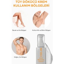 Ceelini Tüy Dökücü ve Kıl Köklerini Azaltıcı Krem Tüm Ciltler Için Uygun 100 ml