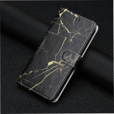 BDT Boutique Huawei Y8P Mermer Desen Tam Koruma Manyetik Pu Cüzdan Için Flip Case (Yurt Dışından)