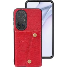 BDT Boutique Huawei P50 Cüzdan Kılıf Için Cüzdan Kılıf Darbeye Koruyucu Kart Tutucu (Yurt Dışından)