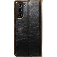 BDT Boutique Samsung Galaxy S22 Çılgın At Pu Deri Retro Cüzdan Için Flip Case (Yurt Dışından)