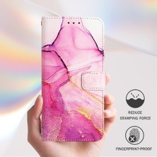 BDT Boutique Tecno Camon 20/20 Pro 4g Kickstand Cüzdan Mermer Desen Pu Için Kılıf (Yurt Dışından)