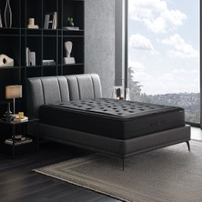 Yataş Black Ice Yatak Baza Başlık 3'lü Set - Siyah