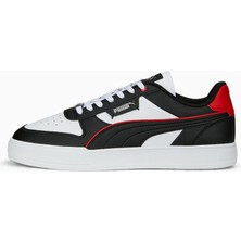 Puma 384953 Caven Dıme Whıte-Black-For All Tıme Red-Sılver Yetişkin Unıseks Sneaker