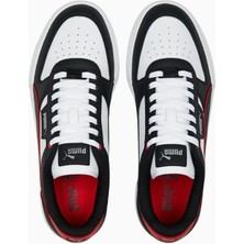 Puma 384953 Caven Dıme Whıte-Black-For All Tıme Red-Sılver Yetişkin Unıseks Sneaker