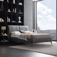 Yataş Black Ice Baza Başlık 2'li Set - Siyah