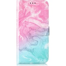 YH Mall Huawei P10 Tam Koruma Mermer Desen Pu Deri Cüzdan Için Flip Case (Yurt Dışından)