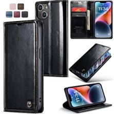 YH Mall Iphone 14 Için Flip Case Pro Max Manyetik Cüzdan Kickstand Kart Tutucu (Yurt Dışından)