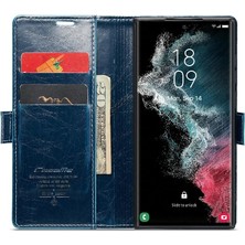 YH Mall Samsung Galaxy S22 Ultra Kart Tutucu Kickstand Manyetik Için Flip Case (Yurt Dışından)