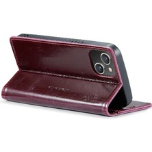 YH Mall Iphone 14 Için Flip Case Pro Max Manyetik Cüzdan Kickstand Kart Tutucu (Yurt Dışından)