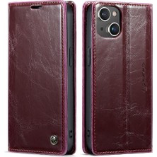 YH Mall Iphone 14 Için Flip Case Pro Max Manyetik Cüzdan Kickstand Kart Tutucu (Yurt Dışından)