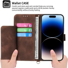 YH Mall Iphone 14 Için Flip Case Pro Max Darbeye Çoklu Kredi Kartı Yuvaları (Yurt Dışından)