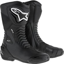 Alpinestars Smx S Korumalı Spor Motosiklet Botu Siyah