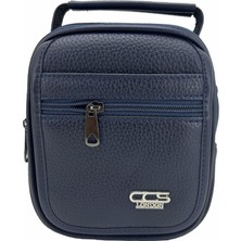 Ççs London 31500 Vegan Deri Omuz Askılı El Çantası Lacivert