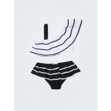 Sutaşı Detaylı Kız Çocuk Bikini Takım