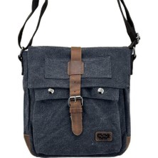 Ççs 31461 Kanvas Postacı Omuz Çantası Siyah