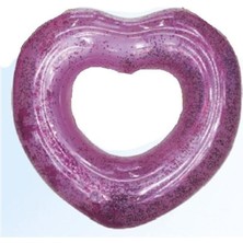 Mediterian 3+ Yaş Kalp Desenli Simit 65 cm - 1909017 - Pembe (Lisinya) Pembe