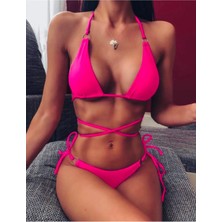 Ip Ve Halka Detaylı Bikini Takım