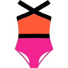 Pembe-turuncu Kız Çocuk Mayo Db200703cm