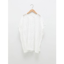 Ekru Dantel Kız Çocuk Pareo