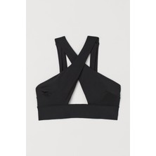 Siyah Geniş Omuz Askılı, Anvelop Kesimli Bıkını Üstü Db200518m