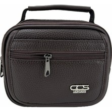 Ççs London 31501 Vegan Deri Omuz Askılı El Çantası Kahve