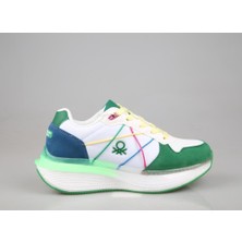 Benetton United Colors Of Benetton Bnl-10044 Beyaz Yeşil Unisex Sneakers