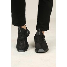 Homiro Kadın Bağcıklı Spor Sneaker-Siyah