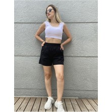 Meissa Fashion Siyah Mini Şort