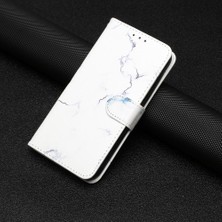 Manyi Market Iphone 15 Için Flip Case Pro Max Mermer Desen Pu Deri Cüzdan Tam Kart (Yurt Dışından)